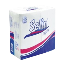 "Selin-2-layered folded napkin 1/4 (100 pieces per pack)"