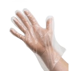 Polyethylene disposable glove