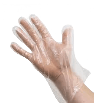 Polyethylene disposable glove