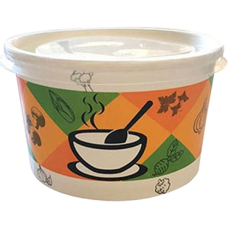 Cardboard soup container (25 pieces)