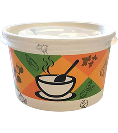 Cardboard soup container (25 pieces)