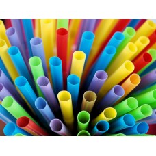 (NICEPLAST) Bendy colorful Plastic Straws