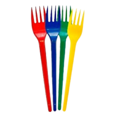 Colorful PL.Disposibe  fork 