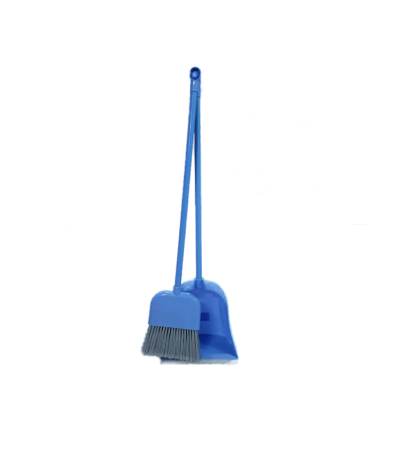 Flora-broom with dustpan